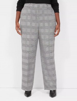 Dámské Kalhoty Lane Bryant Perfect Drape Pull-On Straight Černé | RAT6839WW
