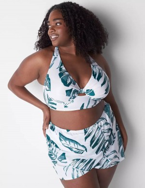 Dámské Sukně Lane Bryant Faux-Wrap Swim Bílé | MQL5165OF
