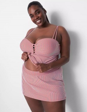 Dámské Sukně Lane Bryant Seersucker Swim Bílé | FPT8530UL