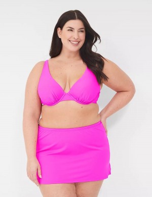 Dámské Sukně Lane Bryant Side Slit Swim Růžové | UCR4325YA