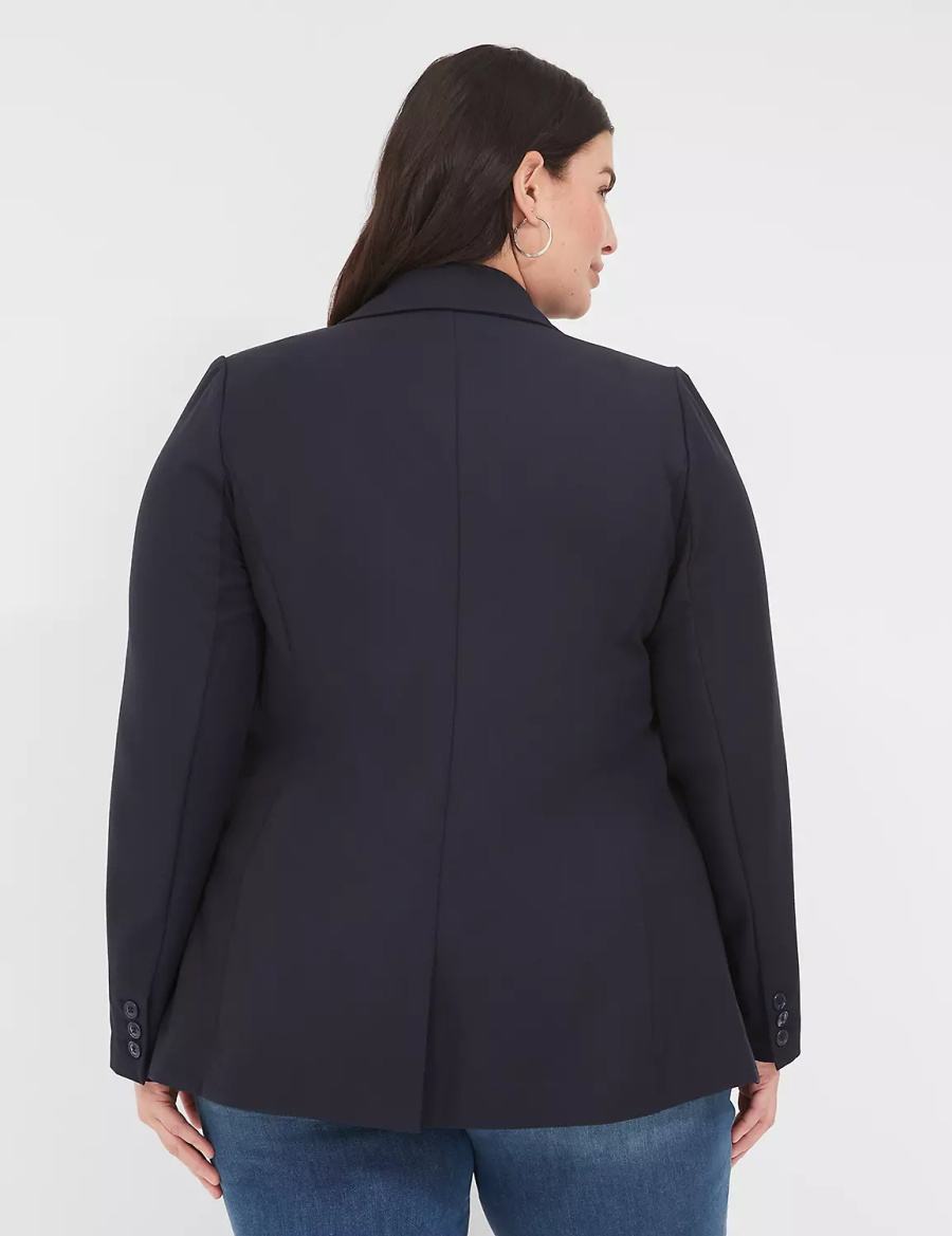 Dámské Blejzry Lane Bryant Perfect Drape Blankyt | DDH28LE