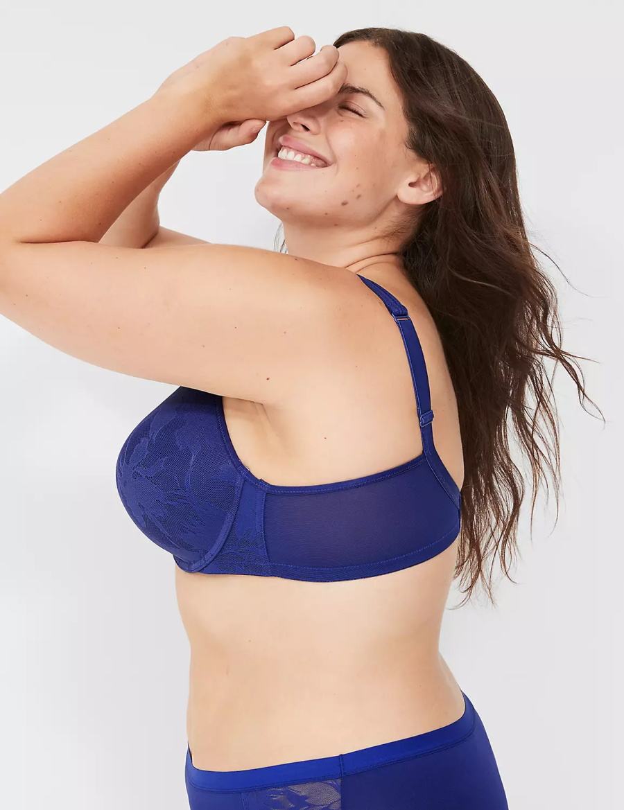 Dámské Bralettes Lane Bryant Boost Plunge With Lace Blankyt | EEF7878XU