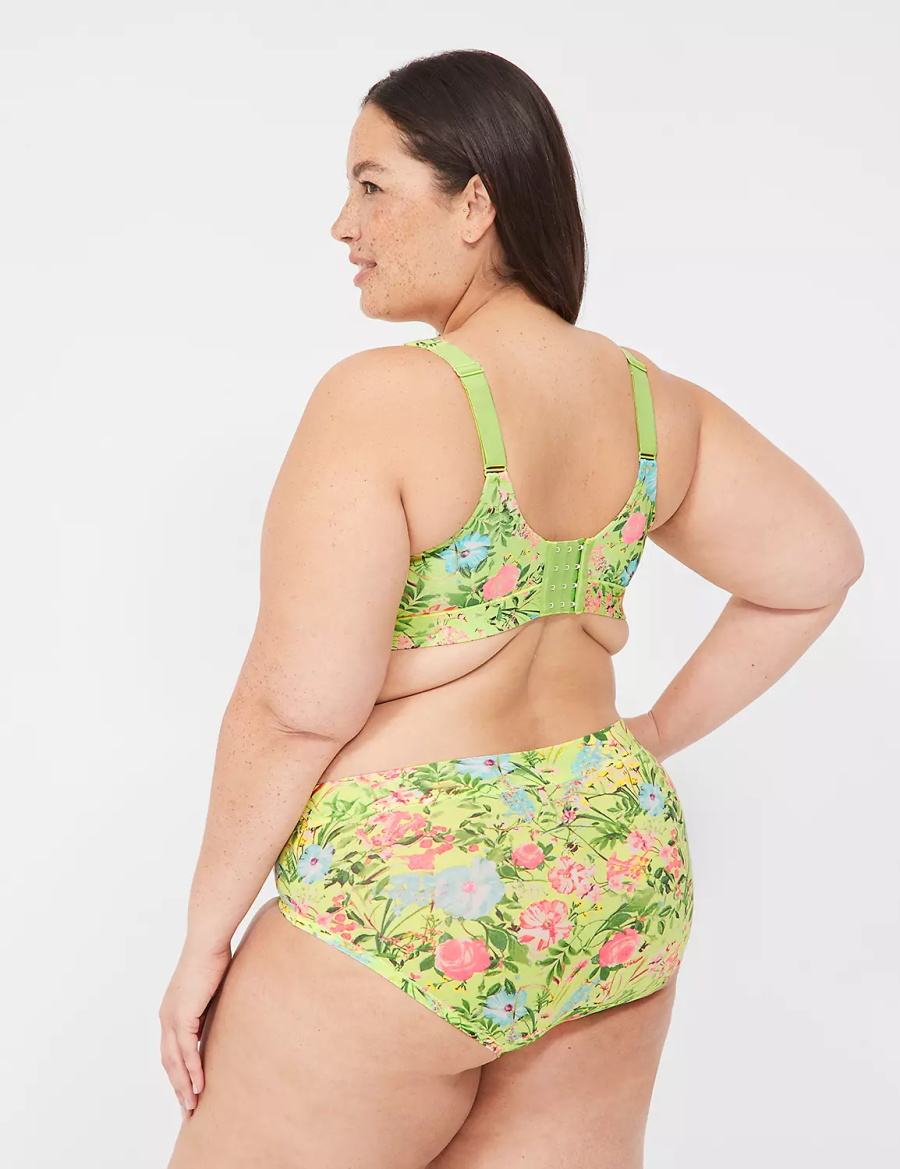 Dámské Bralettes Lane Bryant Comfort Bliss Lightly Lined Plunge Zelene | XIC9090MV