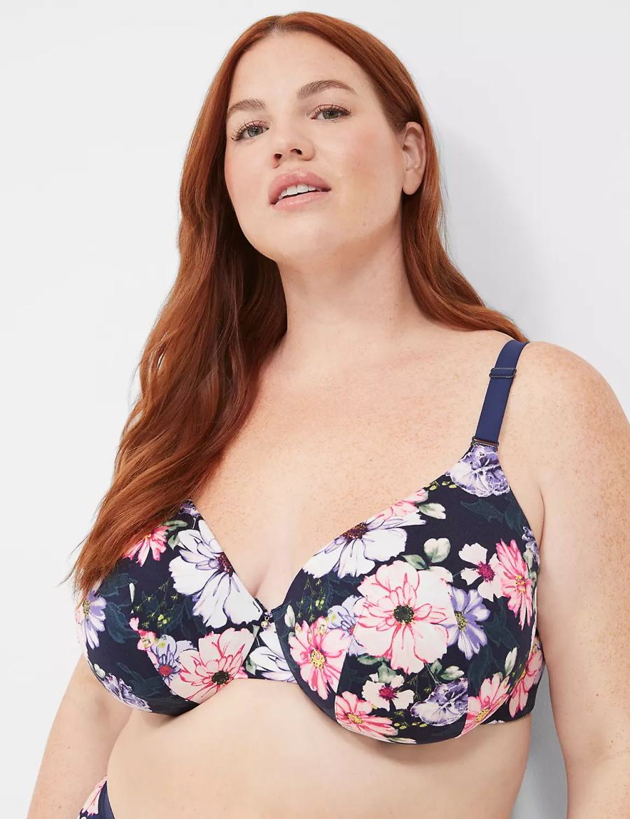 Dámské Bralettes Lane Bryant Invisible Backsmoother Lightly Lined Full Coverage Blankyt | JHC4757CI