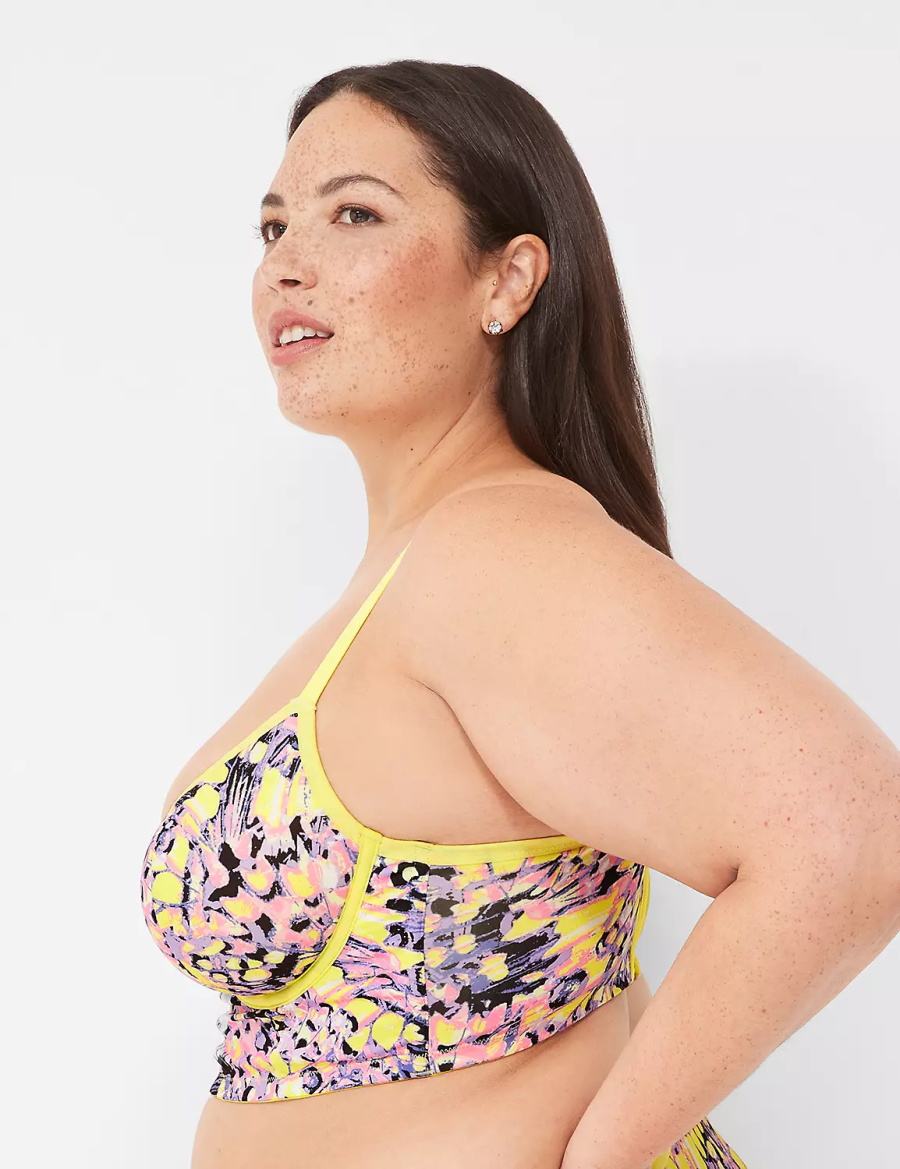 Dámské Bralettes Lane Bryant Longline Demi Žluté Viacfarebný | ACD1098DU
