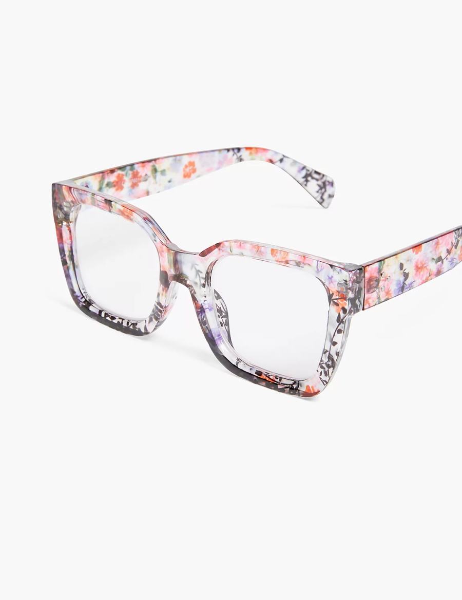 Dámské Brýle Lane Bryant Leaf & Floral Square Reading Viacfarebný | QXY6344OB