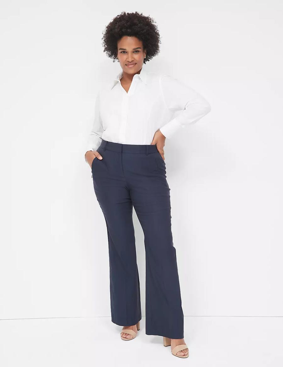 Dámské Kalhoty Lane Bryant Boot 4-Season Blankyt | GAQ6557NC