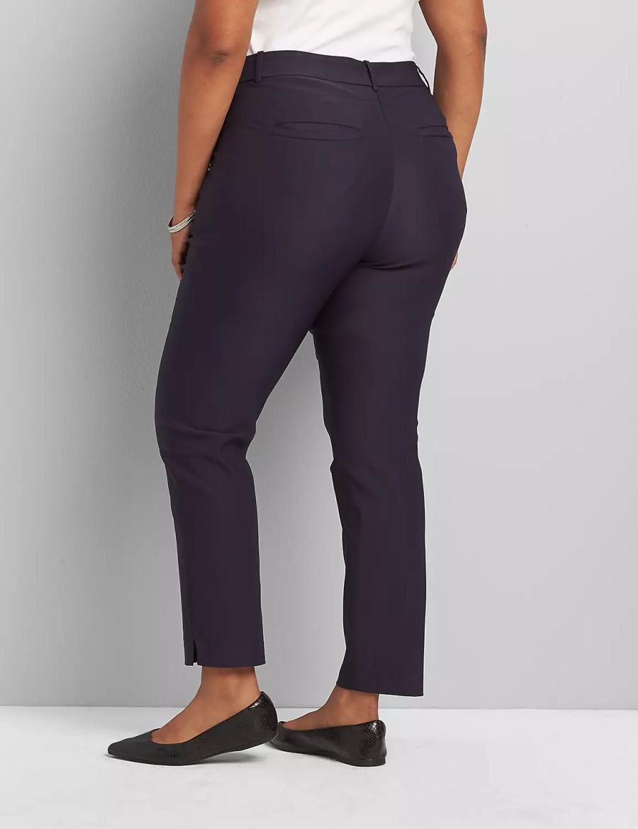 Dámské Kalhoty Lane Bryant Slim Ankle 4-Season Blankyt | NWU1379VH