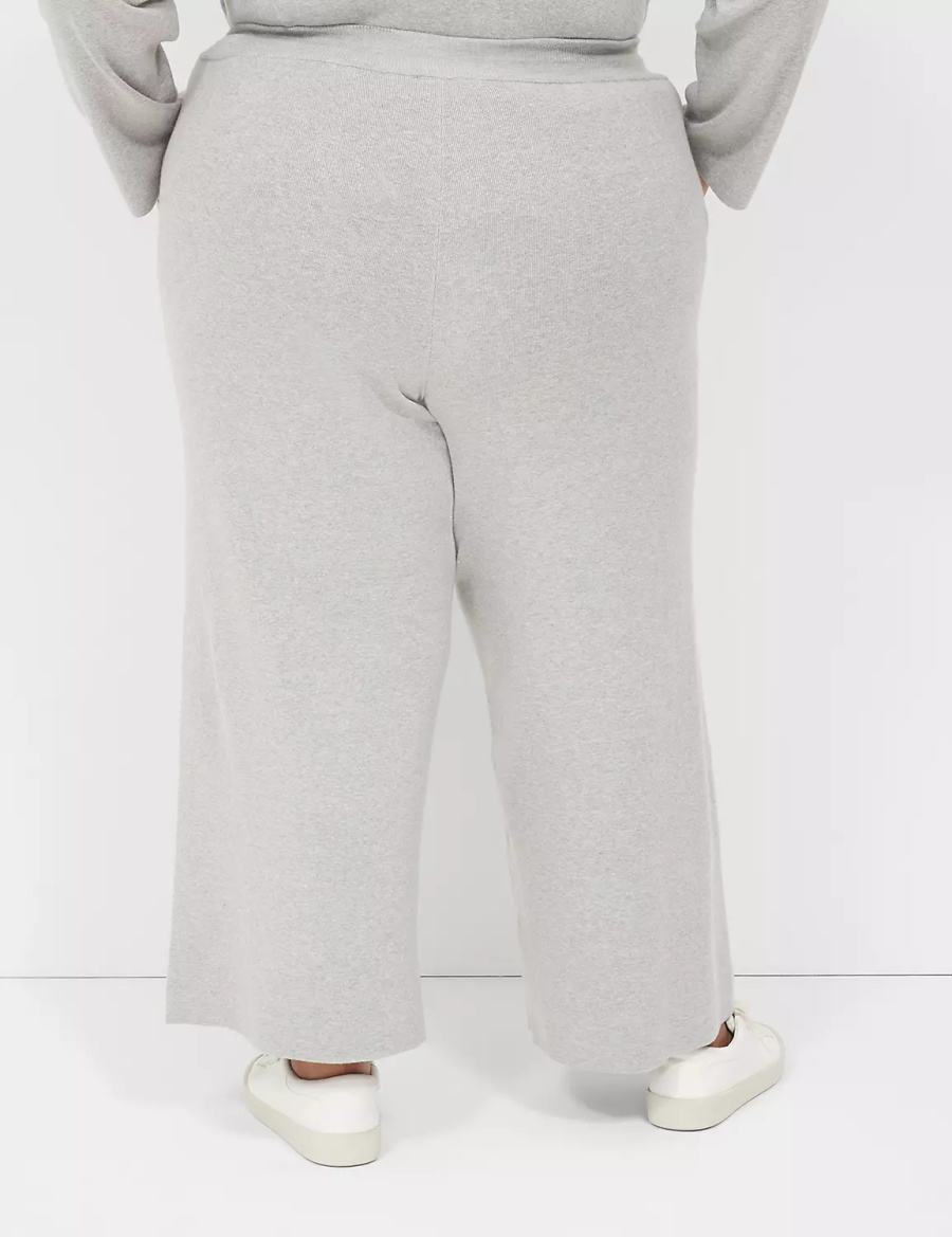 Dámské Kalhoty Lane Bryant Sweater Pull-On Světle Šedé | WZN8043VB