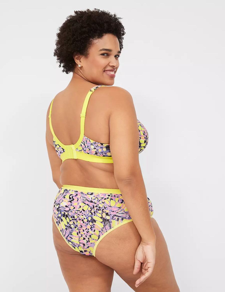 Dámské Podprsenka Balkonetová Lane Bryant Boost Žluté Viacfarebný | WZV1336XS