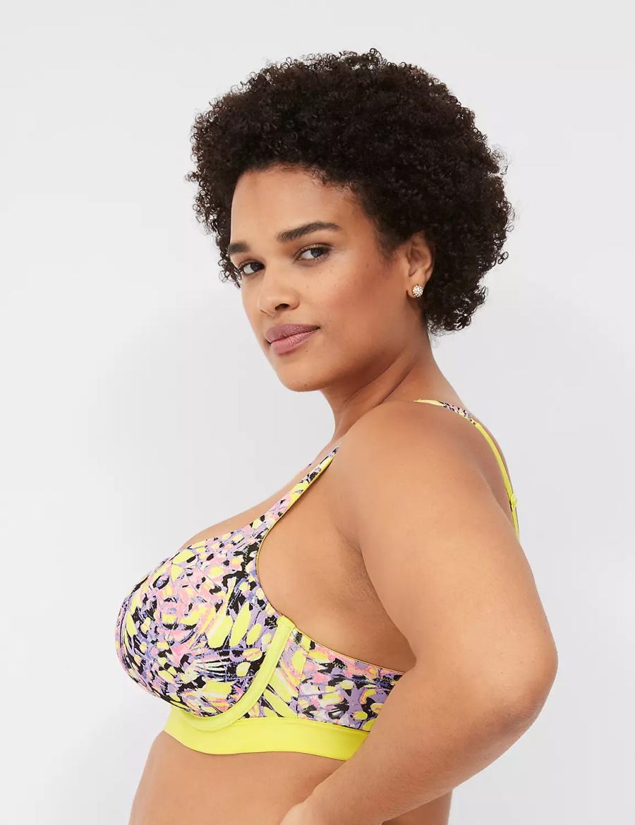 Dámské Podprsenka Balkonetová Lane Bryant Boost Žluté Viacfarebný | WZV1336XS