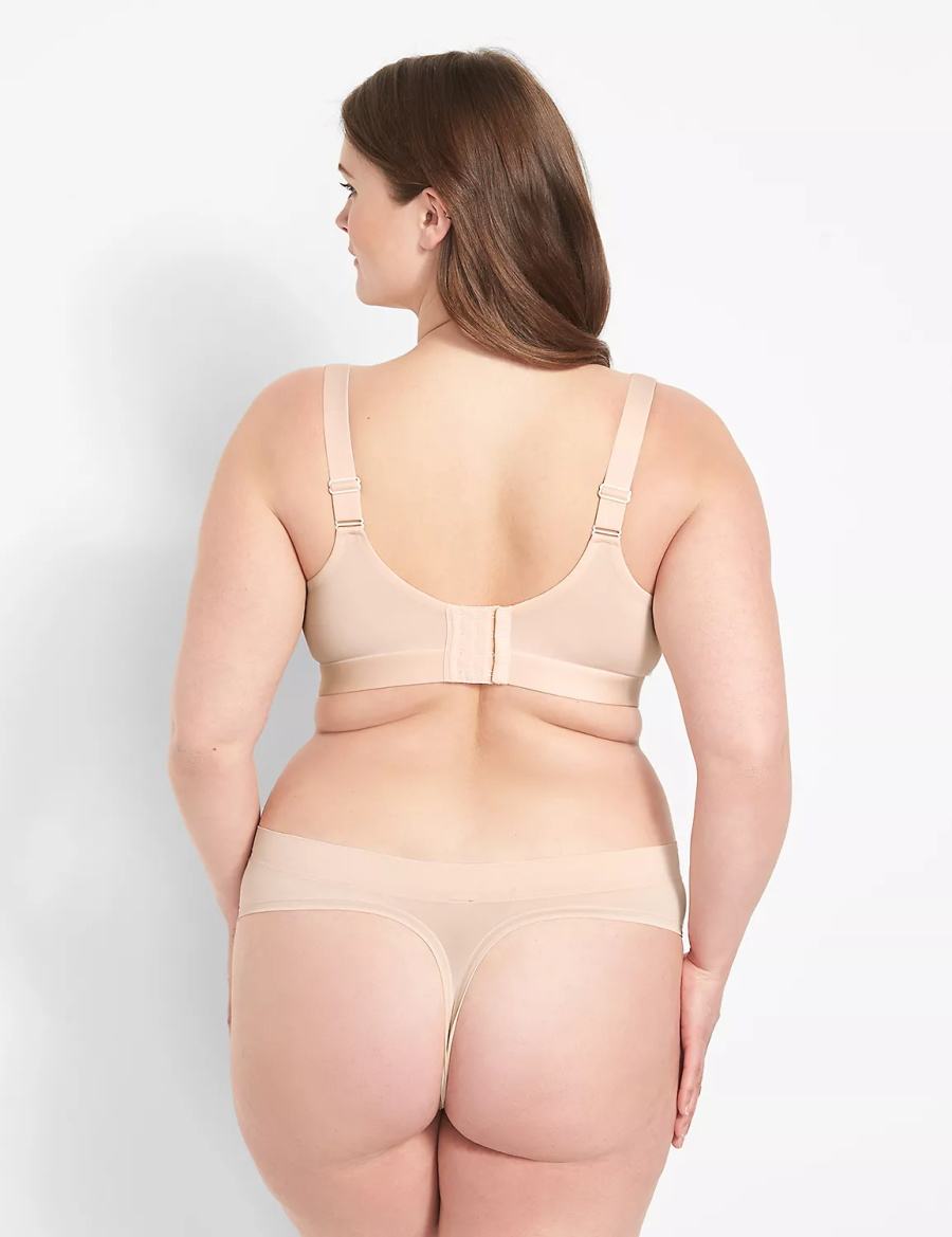 Dámské Podprsenka Balkonetová Lane Bryant Comfort Bliss Lightly Lined Hnědé | OQV6426AV