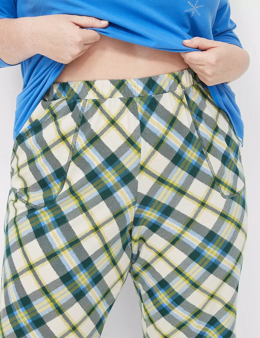 Dámské Pyžama Lane Bryant Comfy Cotton Shirt & Pant PJ Set Blankyt Viacfarebný | JKN3813NI