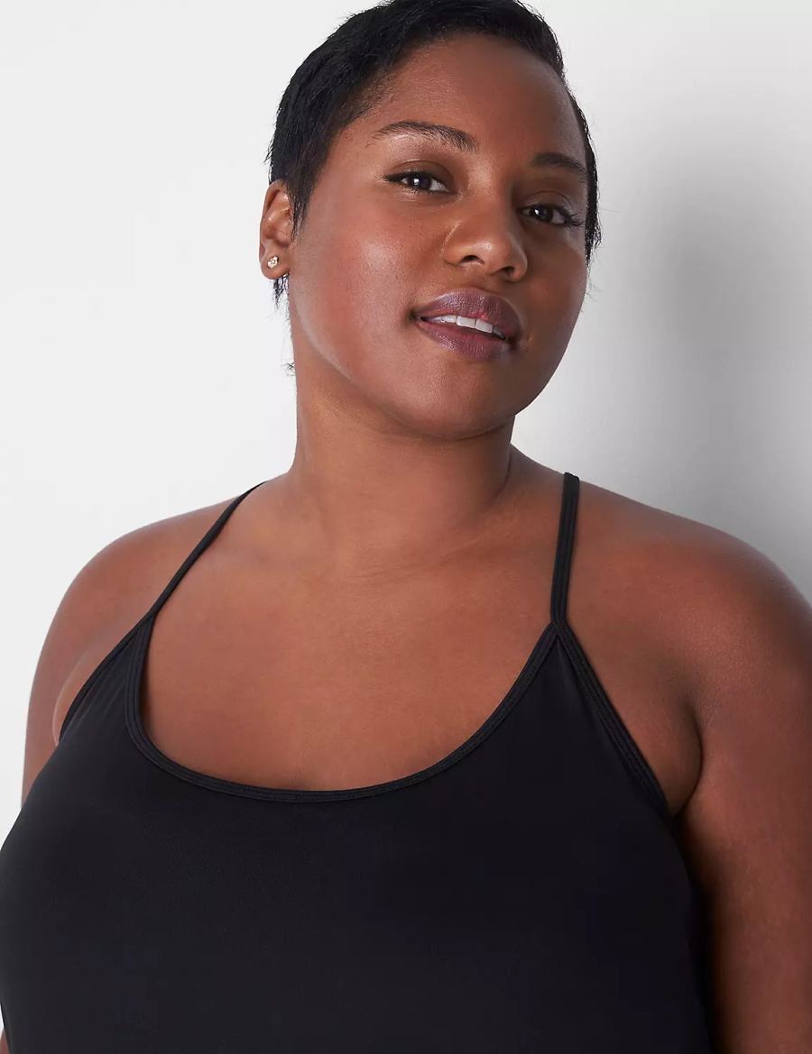 Dámské Pyžama Lane Bryant DreamyCool Cami & Short PJ Set Černé | FIK5313KU