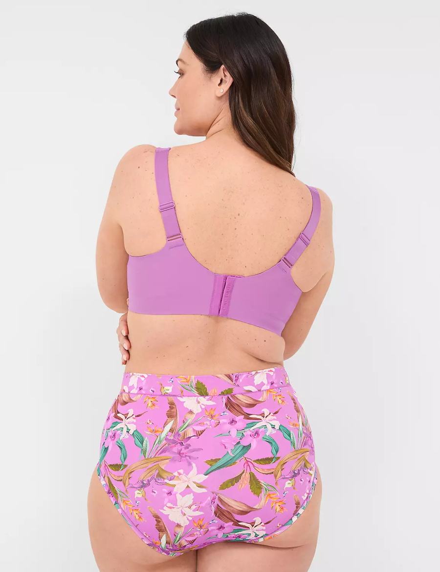 Dámské Slipy Lane Bryant Comfort Bliss Full Fialové | VCL1722NW