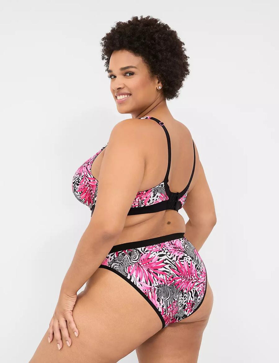 Dámské Slipy Lane Bryant Crush Microfiber French Růžové | ZMQ936KH