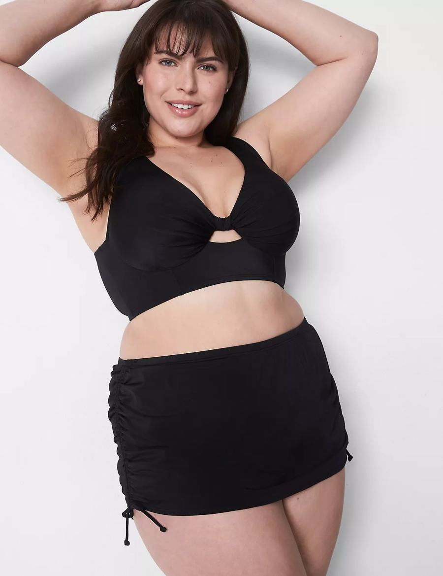 Dámské Sukně Lane Bryant Adjustable Swim Černé | OIN2323GU
