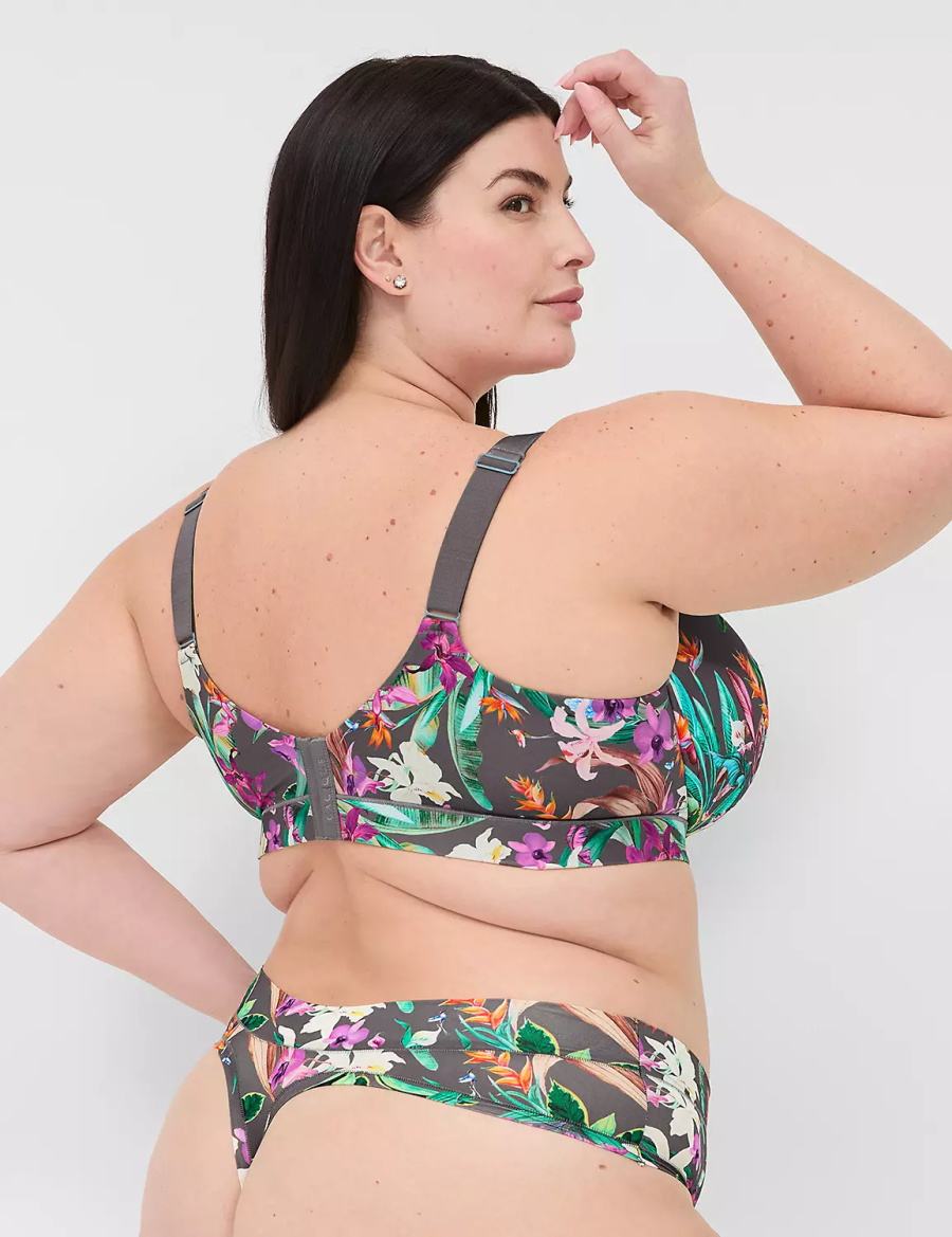 Dámské Tanga Kalhotky Lane Bryant Comfort Bliss Zelene Viacfarebný | GJH4929II