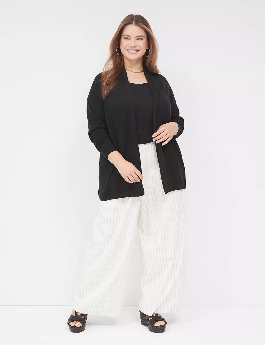 Dámské Tílko Lane Bryant Sweater Černé | ZRE1729VU
