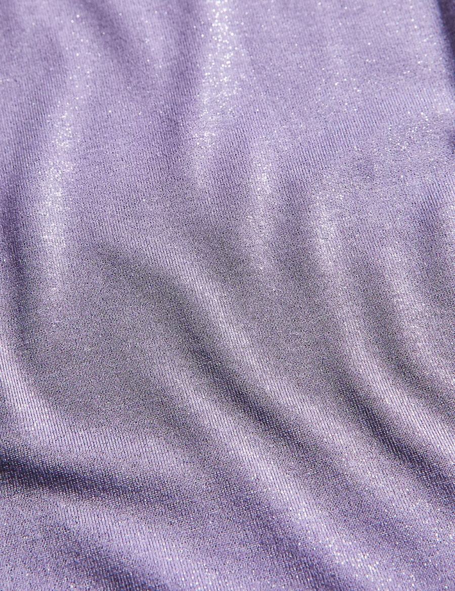 Dámské Tričko Lane Bryant Curved-Hem Perfect Sleeve Tee Fialové | RVG5884JO