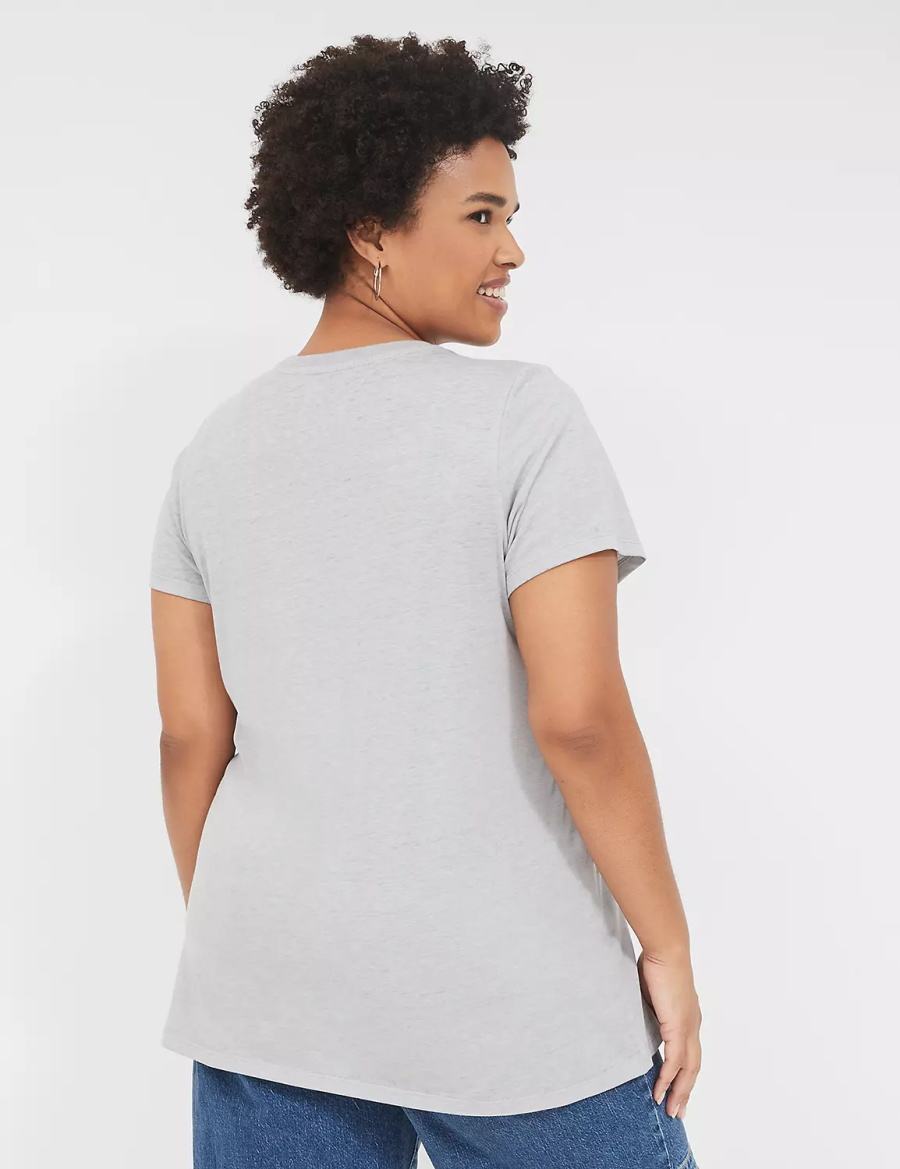 Dámské Tričko Lane Bryant Nurse Graphic Tee Šedé | BIZ6453XE